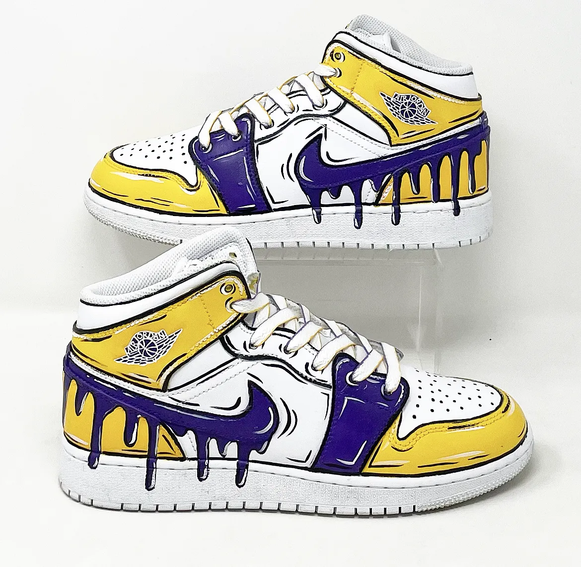 AIR JORDAN 1 MID PERSONALIZZATA MOD. L.A.L