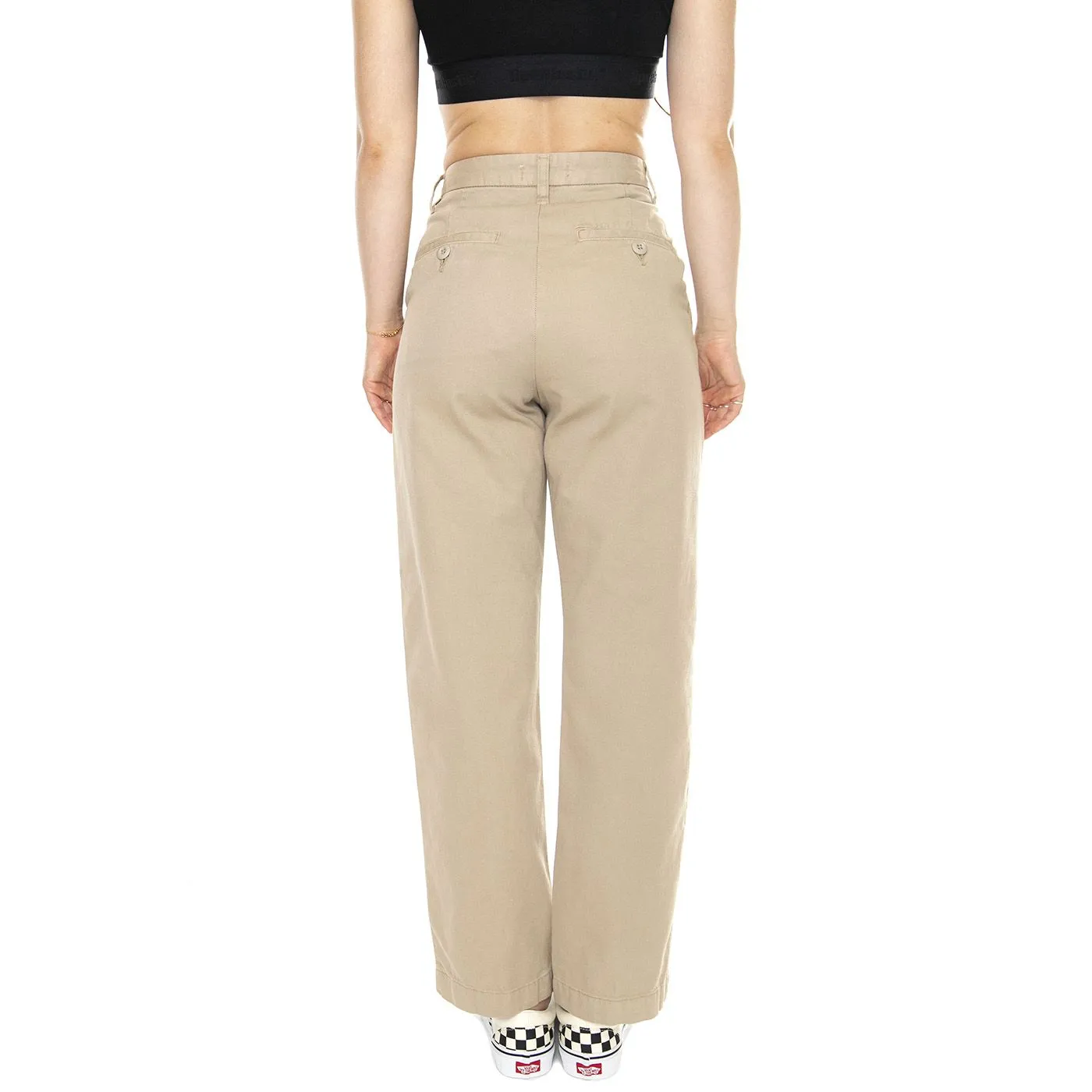 CARHARTT WIP W' Cara Pant Wall /garment dyed - Pantaloni Donna Beige    