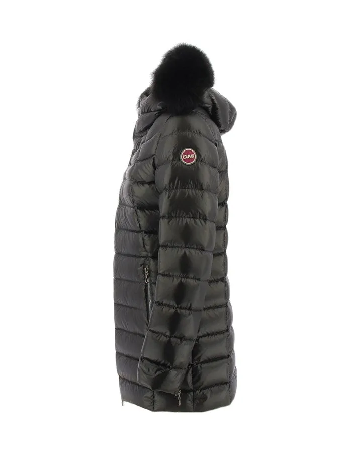 Colmar Down Jacket with Fur / Black