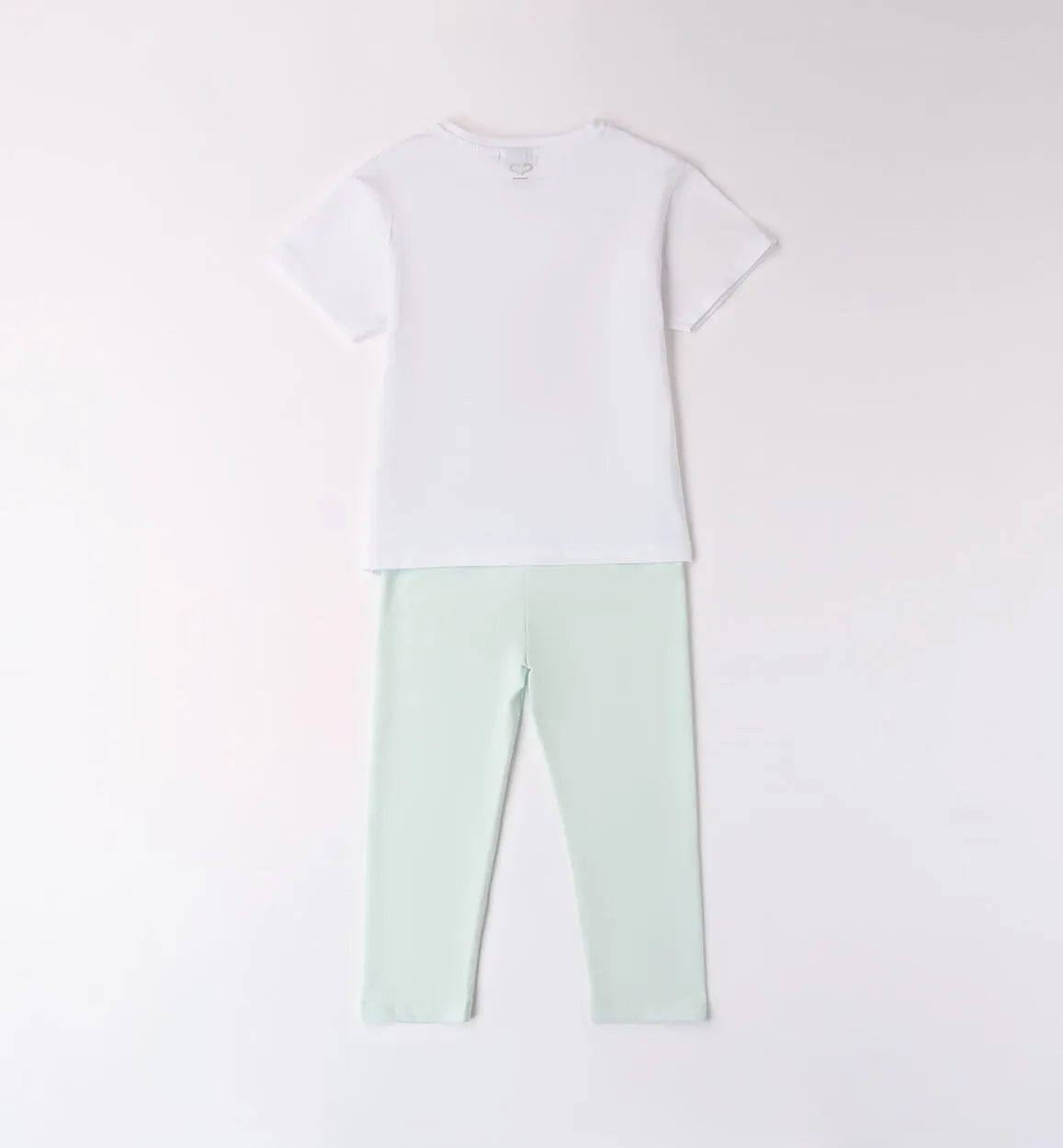 Completo ragazza leggings e t-shirt
