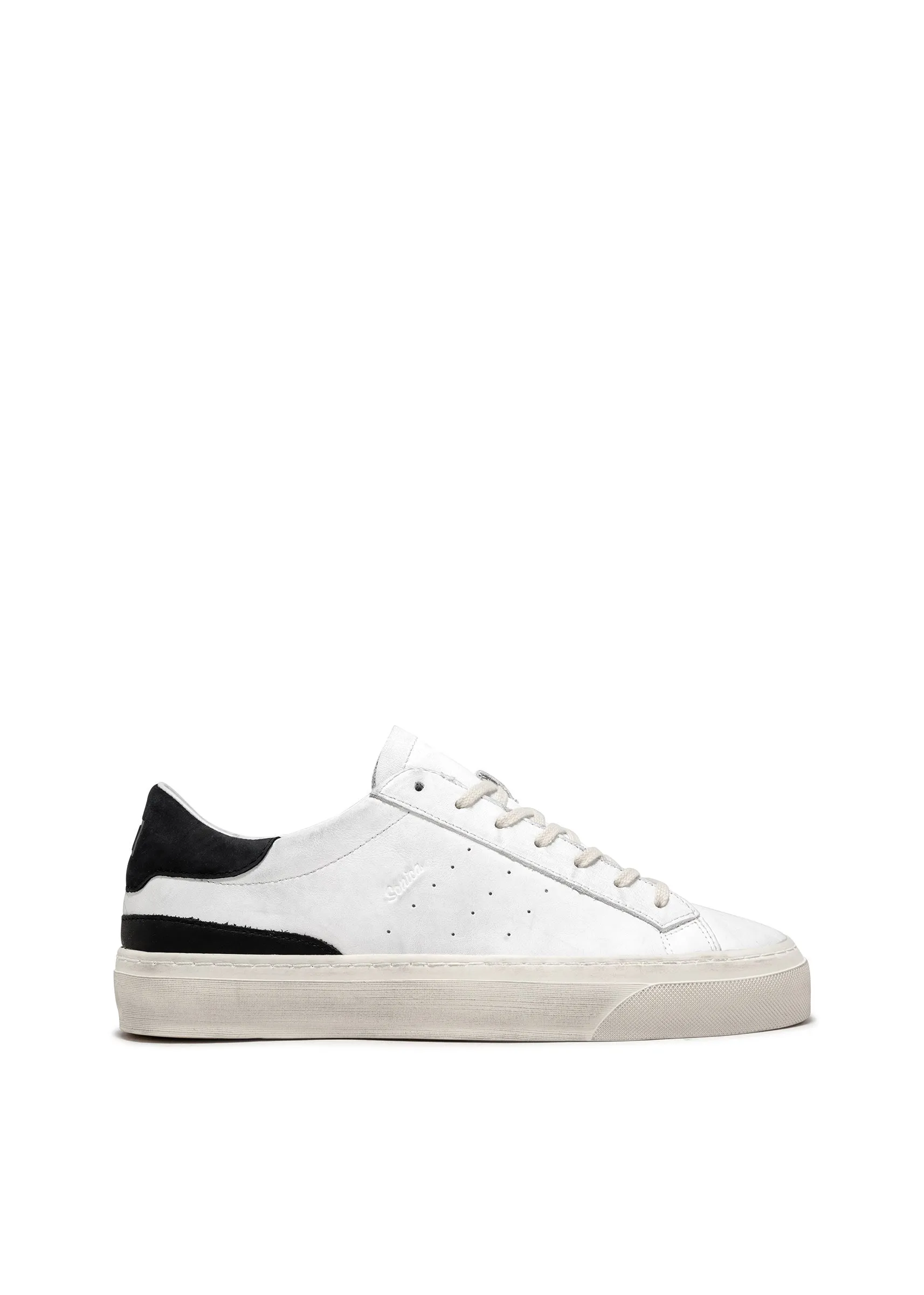DATE Leather Sneaker / White