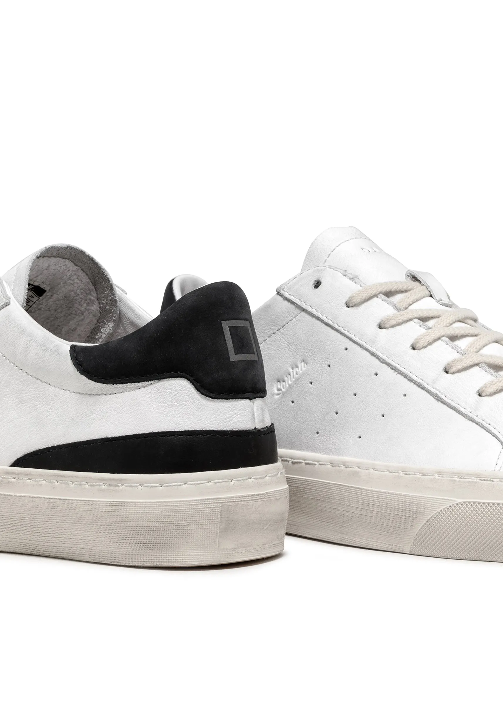 DATE Leather Sneaker / White