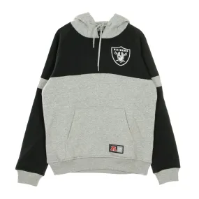 Felpa Cappuccio Uomo Nfl Wells Fashion Hoody Oakrai Heather Grey/original Team Colors