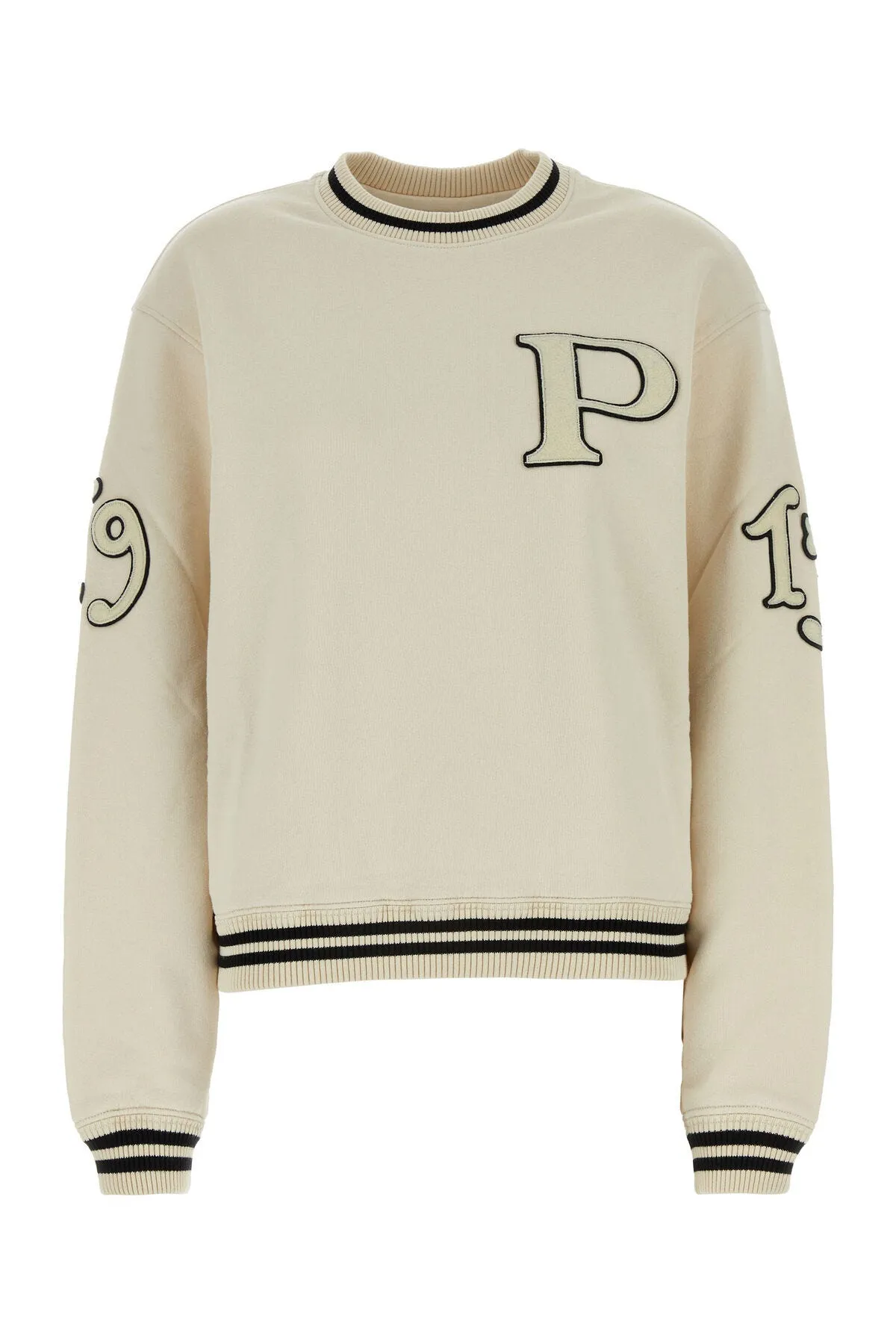 Ivory cotton sweatshirt     