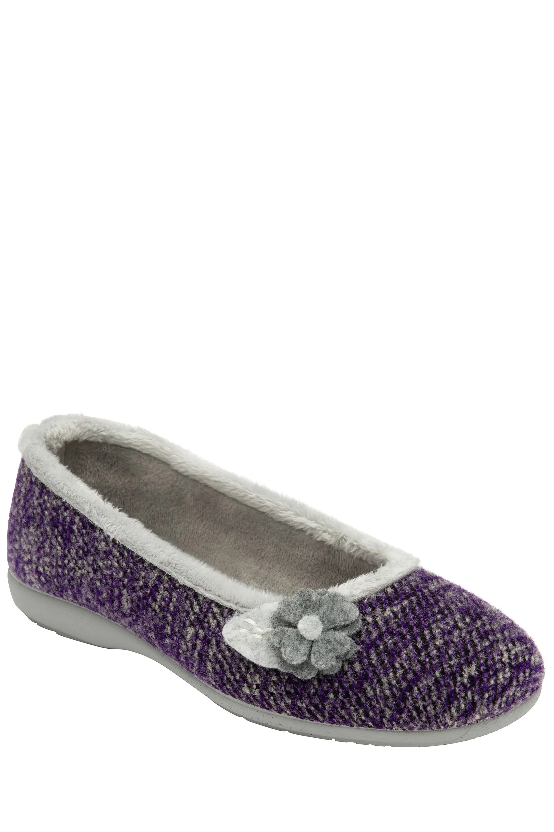 Lotus - Ballerine Pantofole in tessuto