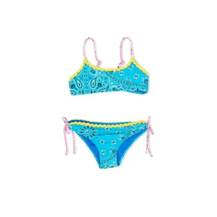Mc2 Saint Barth Bikini Bralette Con Stampa A Bandana