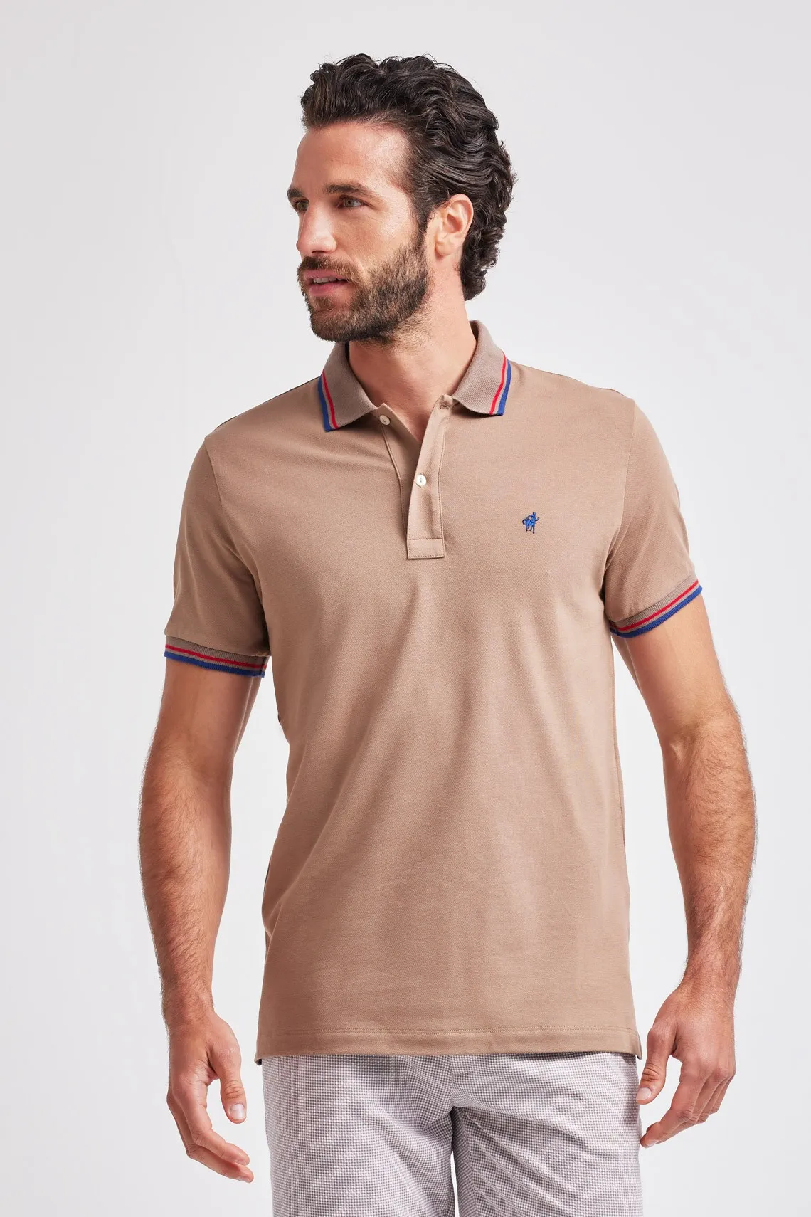 POLO PIQUET  BEIGE