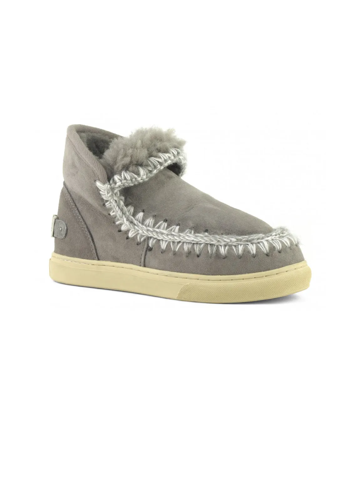 Stivaletto con Suola Sneaker - Grigio