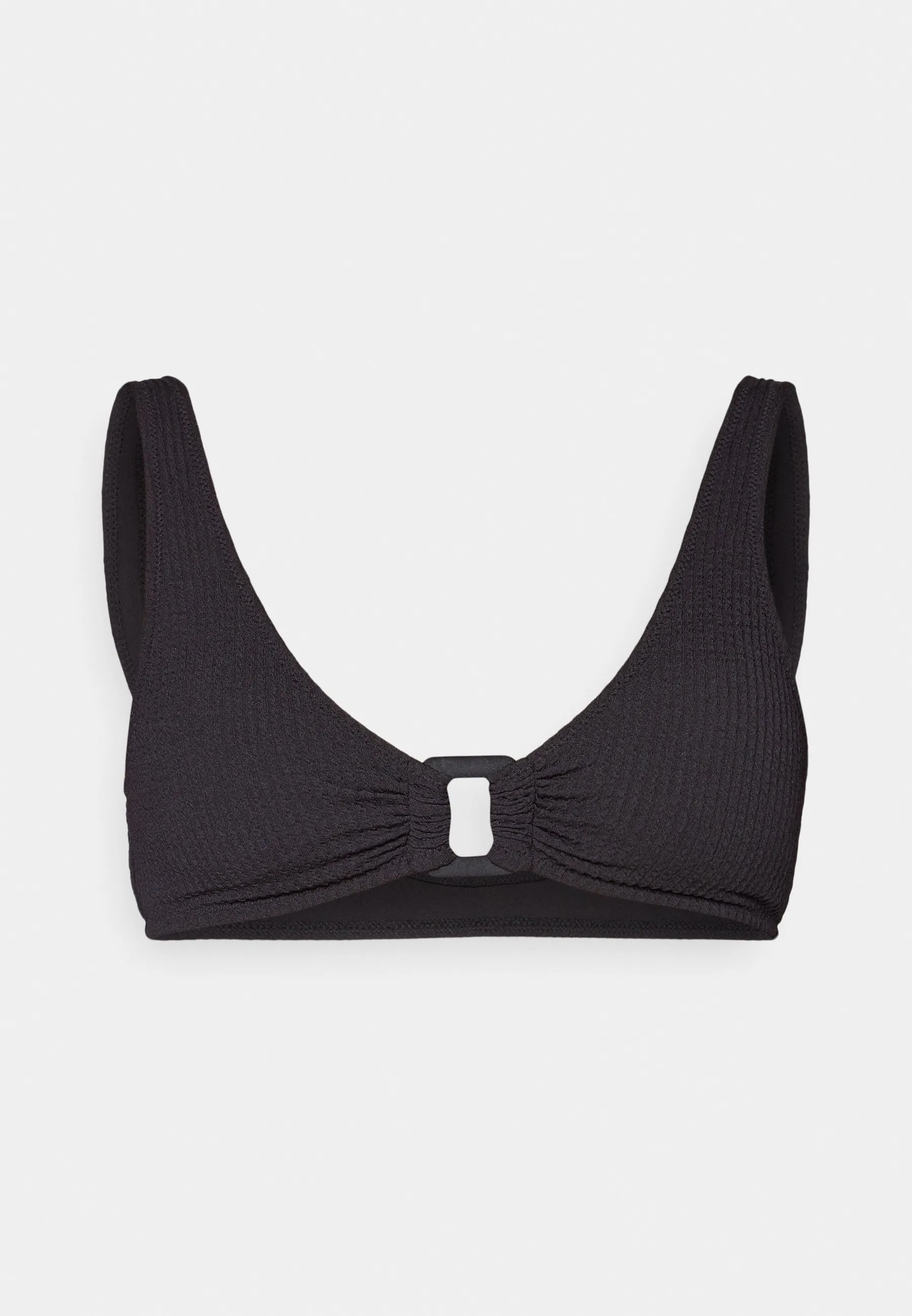 WIDE STRAP SCOOP RUCHED SQUIGGLE - Bikini pezzo sopra